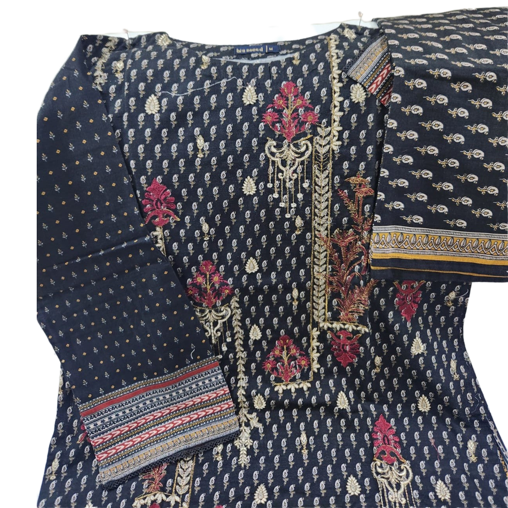 TT-W32 - Embroidered Khaddar - 3 Piece