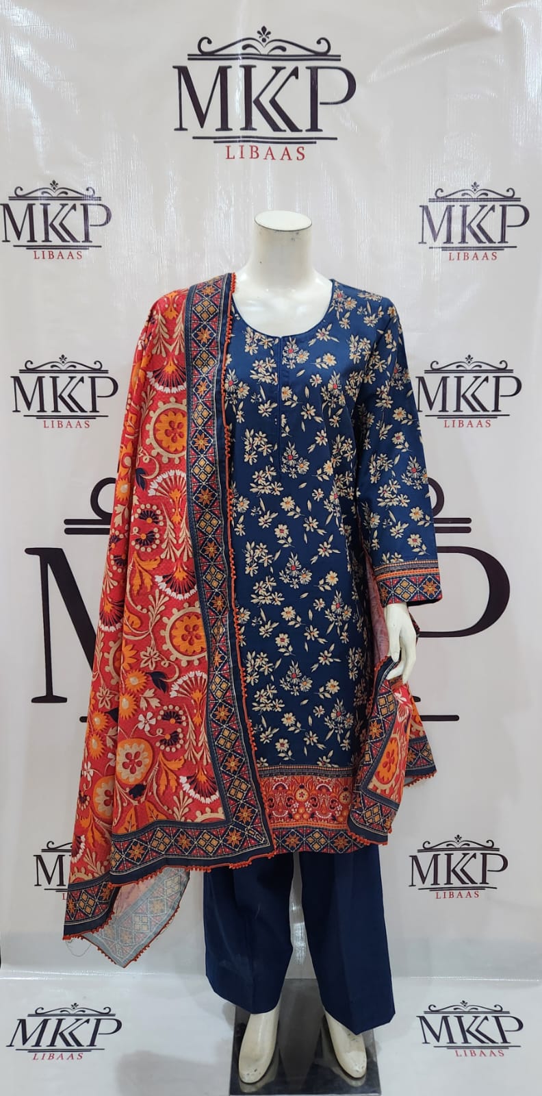 TT-W51 - Printed Khaddar - 3 Piece