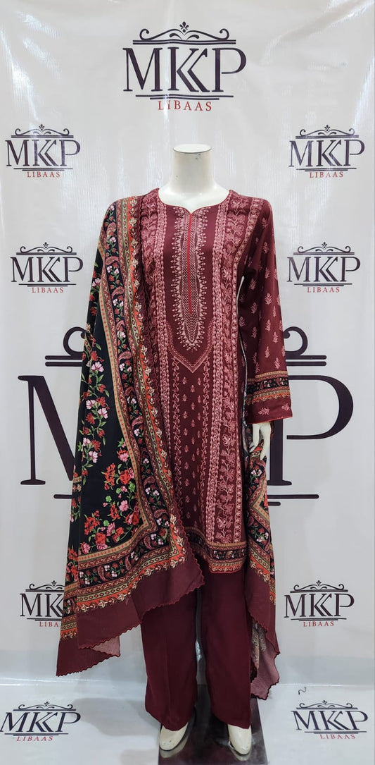 TT-W57 - Printed Linen - 3 Piece