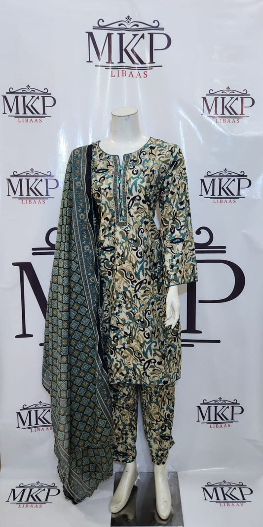 SC-PL16 - Printed Lawn